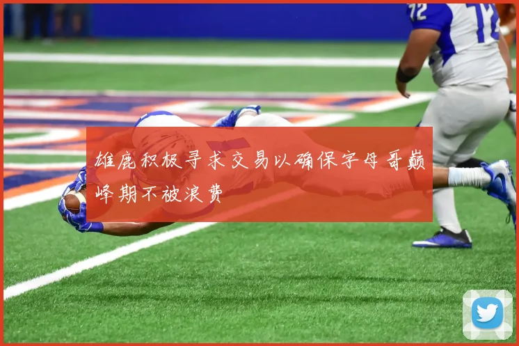 雄鹿积极寻求交易以确保字母哥巅峰期不被浪费